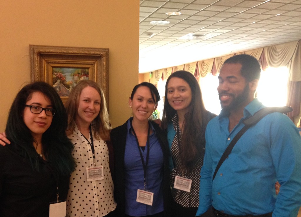 The FSU Med/Neuroscience Team! Left to right: Me, Katherine Wright, Amanda Dossat, Lindsay Elvir, and Kevin Elliott.